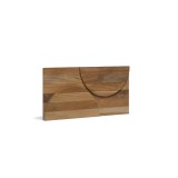 Πάνελ Επένδυσης Τοίχου από 100% Φυσικό Ξύλο TEAK 400x200x20mm Rebel of Styles 3D Teak Deco Curved 540-018 4 Τεμ./Συσκευασία