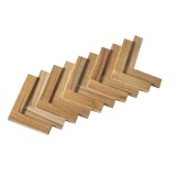 Πάνελ Επένδυσης Τοίχου από 100% Φυσικό Ξύλο TEAK 375x180x15mm Rebel of Styles 3D Teak Herringbone 540-019 6 Τεμ./Συσκευασία