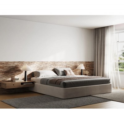 Πάνελ Επένδυσης Τοίχου από 100% Φυσικό Ξύλο TEAK 495x180x20mm Rebel of Styles 3D Teak Concave 540-020 1 Τεμ./Συσκευασία