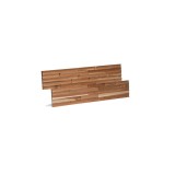 Πάνελ Επένδυσης Τοίχου από 100% Φυσικό Ξύλο TEAK 495x180x20mm Rebel of Styles 3D Teak Concave 540-020 1 Τεμ./Συσκευασία
