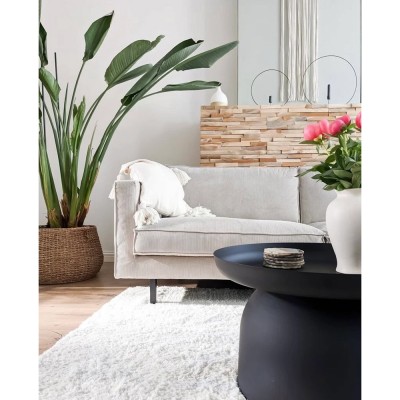 Πάνελ Επένδυσης Τοίχου από 100% Φυσικό Ξύλο TEAK 495x180x20mm Rebel of Styles 3D Teak Benevento 540-021 1 Τεμ./Συσκευασία