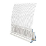Προφίλ Απόληξης με Πλέγμα Πλαστικό 12mm x 125mm x 2m Rigips Glasroc X Aufsteckprofil