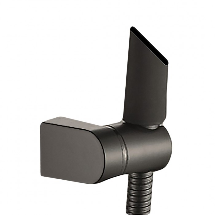 Στήριγμα τηλεφώνου ντους Μαύρο ΤΟΡ BL Interflex 057275