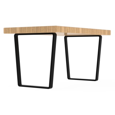 Πόδι Τραπεζιού σε σχήμα Τραπέζιου  με Ύψος 72cm και Πλάτος 58cm σε Μαύρο Χρώμα Safemotion RW-72 SERIES RW72-7258BL (Τιμή τεμαχίου)