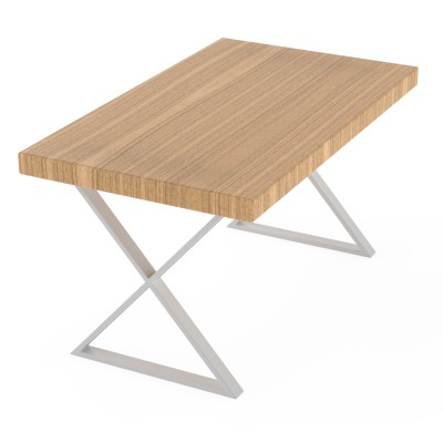 Πόδι Τραπεζιού σε σχήμα Χιαστή  με Ύψος 72cm και Πλάτος 58cm σε Λευκό Χρώμα Safemotion RX-72 SERIES RX72-7258WH (Τιμή τεμαχίου)