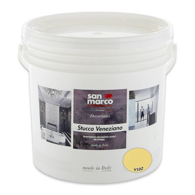 Διακοσμητικό Επίχρισμα Τεχνοτροπίας Γυαλιστερό για Εσωτερικούς Χώρους 5kg SAN MARCO STUCCO VENEZIANO SERIES 943-V102