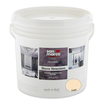 Διακοσμητικό Επίχρισμα Τεχνοτροπίας Γυαλιστερό για Εσωτερικούς Χώρους 5kg SAN MARCO STUCCO VENEZIANO SERIES 943-V103