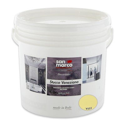 Διακοσμητικό Επίχρισμα Τεχνοτροπίας Γυαλιστερό για Εσωτερικούς Χώρους 5kg SAN MARCO STUCCO VENEZIANO SERIES 943-V111