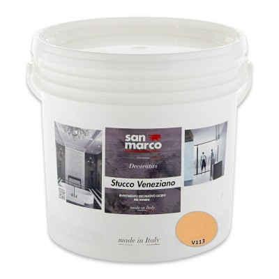 Διακοσμητικό Επίχρισμα Τεχνοτροπίας Γυαλιστερό για Εσωτερικούς Χώρους 5kg SAN MARCO STUCCO VENEZIANO SERIES 943-V113
