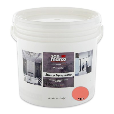 Διακοσμητικό Επίχρισμα Τεχνοτροπίας Γυαλιστερό για Εσωτερικούς Χώρους 5kg SAN MARCO STUCCO VENEZIANO SERIES 943-V115