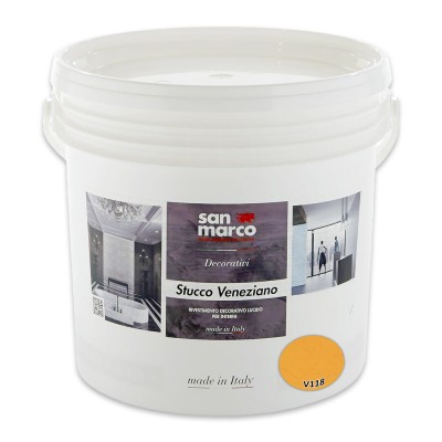 Διακοσμητικό Επίχρισμα Τεχνοτροπίας Γυαλιστερό για Εσωτερικούς Χώρους 5kg SAN MARCO STUCCO VENEZIANO SERIES 943-V118