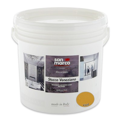Διακοσμητικό Επίχρισμα Τεχνοτροπίας Γυαλιστερό για Εσωτερικούς Χώρους 5kg SAN MARCO STUCCO VENEZIANO SERIES 943-V122