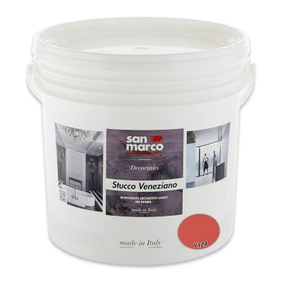 Διακοσμητικό Επίχρισμα Τεχνοτροπίας Γυαλιστερό για Εσωτερικούς Χώρους 5kg SAN MARCO STUCCO VENEZIANO SERIES 943-V124