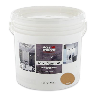 Διακοσμητικό Επίχρισμα Τεχνοτροπίας Γυαλιστερό για Εσωτερικούς Χώρους 5kg SAN MARCO STUCCO VENEZIANO SERIES 943-V127