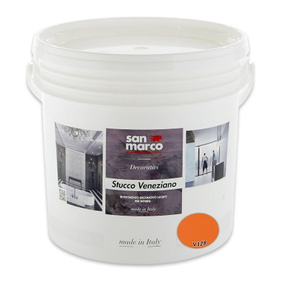 Διακοσμητικό Επίχρισμα Τεχνοτροπίας Γυαλιστερό για Εσωτερικούς Χώρους 5kg SAN MARCO STUCCO VENEZIANO SERIES 943-V128