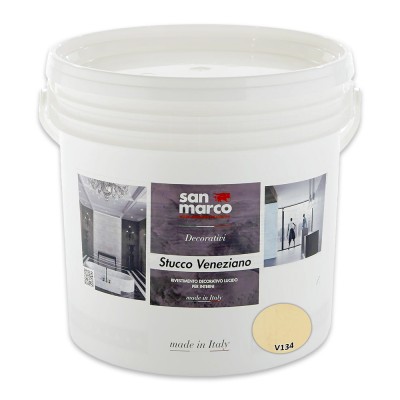 Διακοσμητικό Επίχρισμα Τεχνοτροπίας Γυαλιστερό για Εσωτερικούς Χώρους 5kg SAN MARCO STUCCO VENEZIANO SERIES 943-V134