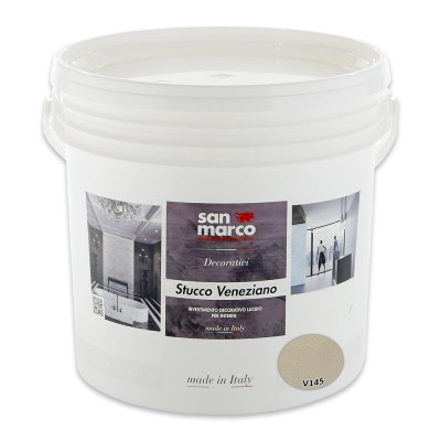 Διακοσμητικό Επίχρισμα Τεχνοτροπίας Γυαλιστερό για Εσωτερικούς Χώρους 5kg SAN MARCO STUCCO VENEZIANO SERIES 943-V145