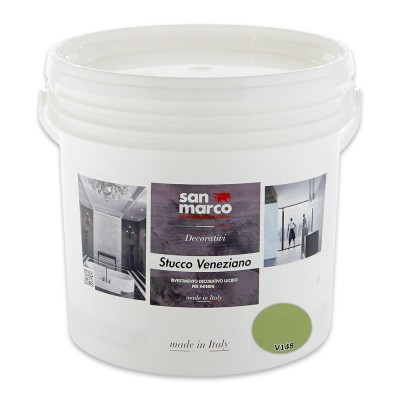 Διακοσμητικό Επίχρισμα Τεχνοτροπίας Γυαλιστερό για Εσωτερικούς Χώρους 5kg SAN MARCO STUCCO VENEZIANO SERIES 943-V148