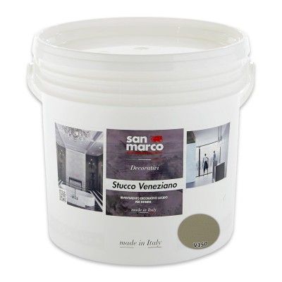 Διακοσμητικό Επίχρισμα Τεχνοτροπίας Γυαλιστερό για Εσωτερικούς Χώρους 5kg SAN MARCO STUCCO VENEZIANO SERIES 943-V150
