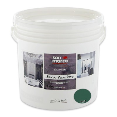Διακοσμητικό Επίχρισμα Τεχνοτροπίας Γυαλιστερό για Εσωτερικούς Χώρους 5kg SAN MARCO STUCCO VENEZIANO SERIES 943-V153