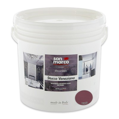 Διακοσμητικό Επίχρισμα Τεχνοτροπίας Γυαλιστερό για Εσωτερικούς Χώρους 5kg SAN MARCO STUCCO VENEZIANO SERIES 943-V170