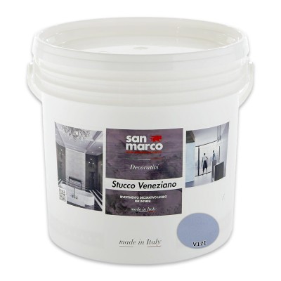 Διακοσμητικό Επίχρισμα Τεχνοτροπίας Γυαλιστερό για Εσωτερικούς Χώρους 5kg SAN MARCO STUCCO VENEZIANO SERIES 943-V171