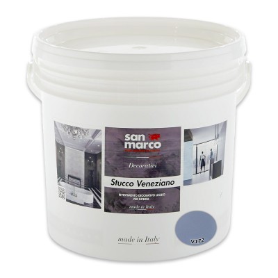 Διακοσμητικό Επίχρισμα Τεχνοτροπίας Γυαλιστερό για Εσωτερικούς Χώρους 5kg SAN MARCO STUCCO VENEZIANO SERIES 943-V172