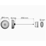 Σχοινί για Ρούχα Inox SANCO Extra Hotel 00094-A90