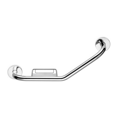 Λαβή Λουτρού Τύπου V με Σαπουνοθήκη Chrome SANCO Grabbars 00402-A03