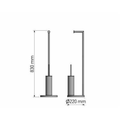 Καλόγερος Μπάνιου Chrome SANCO 00542-A03