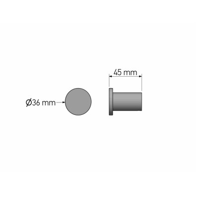 Άγκιστρο Μονό Chrome SANCO Galaxy 00622-A03