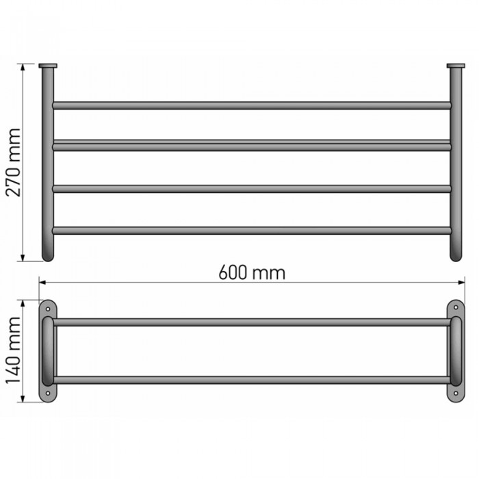 Ραφιέρα Chrome SANCO 00903-A03