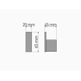 Άγκιστρο Μονό Chrome SANCO Monogram 120408-A03