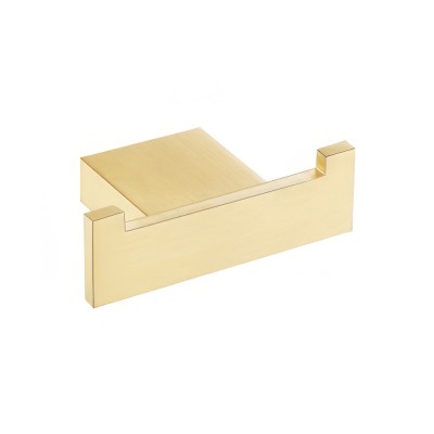 Άγκιστρο Διπλό Brushed Brass SANCO Monogram 120418-AB12