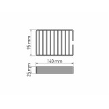 Επίτοιχη Σαπουνοθήκη Brushed Brass SANCO Monogram 120432-AB12