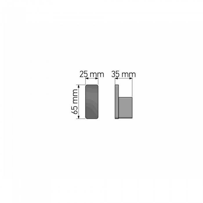 Άγκιστρο Μονό Black Mat SANCO Agora 120608-M116