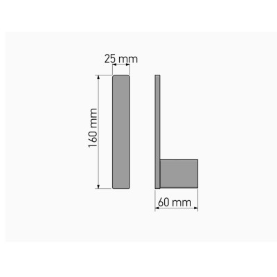Χαρτοθήκη Εφεδρική Τοίχου Black Mat SANCO Agora 120616-M116