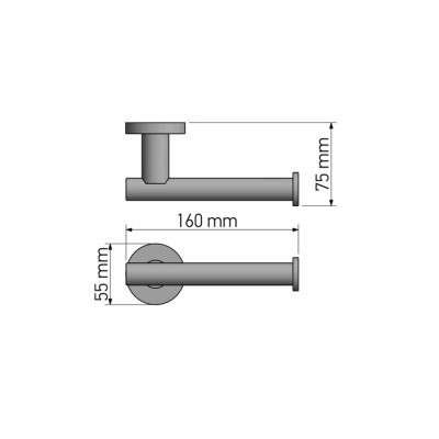Χαρτοθήκη Chrome SANCO Galaxy 19906-A03