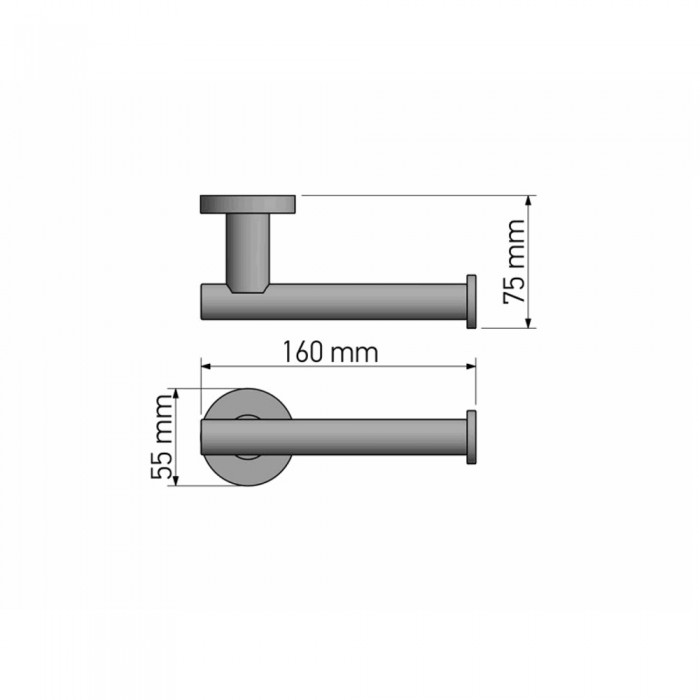 Χαρτοθήκη Chrome SANCO Galaxy 19906-A03