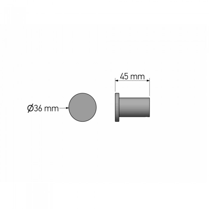 Άγκιστρο Μπάνιου Μονό Chrome SANCO Academia 21808-A03