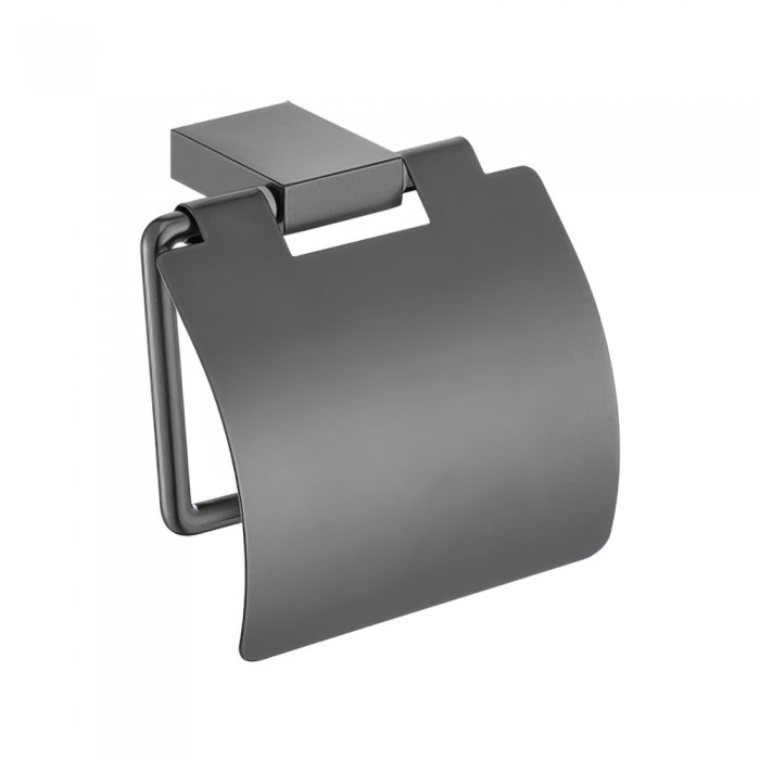 Χαρτοθήκη Μπάνιου με Καπάκι Anthracite Grained SANCO Academia 21817-M118