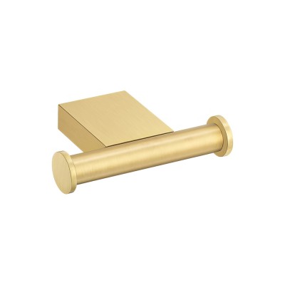 Άγκιστρο Μπάνιου Διπλό Brushed Brass SANCO Academia 21818-AB12