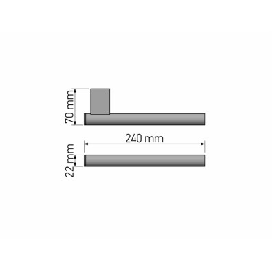 Κρίκος Μπάνιου White Mat SANCO Academia 21819-M101
