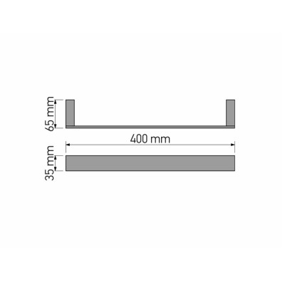 Πετσετοθήκη 40cm Chrome SANCO Allegory 25604-40-A03