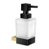 Επίτοιχο Ντισπένσερ Brushed Brass / Black Mat SANCO Allegory 25622-AB12-M116