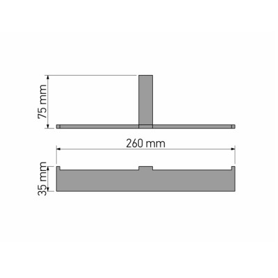 Διπλή Χαρτοθήκη Brushed Brass / Black Mat SANCO Allegory 25626-AB12-M116