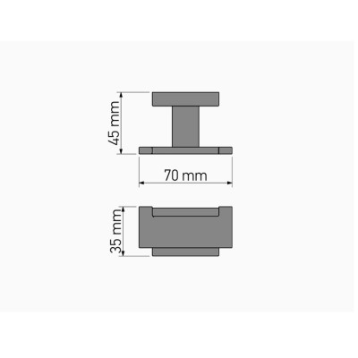 Άγκιστρο Διπλό Chrome SANCO Enigma 26118-A03