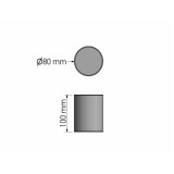 Ποτηροθήκη Επικαθήμενη Black Mat SANCO 90156-M116