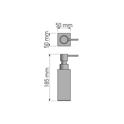 Ντισπένσερ Επικαθήμενο Black Mat SANCO 90353-M116
