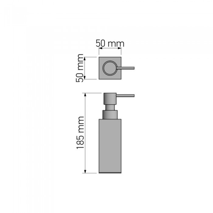 Ντισπένσερ Επικαθήμενο Black Mat SANCO 90353-M116
